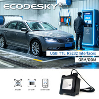 Lecteur de code QR EMT6021 à prix avantageux, lecteur de code QR 1D 2D, scanner de code-barres intégré pour portail de canalisation