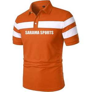 Camiseta deportiva transpirable con algodón de alta calidad Golf de manga corta de talla grande para hombre Polos al por mayor para hombre - Product Image 2