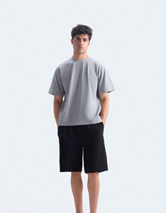 Pantalones Cortos Bermuda Casuales Transpirables de Verano para Hombre, 100% Algodón - Product Image 1