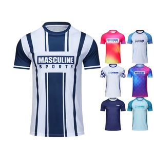 OEM Trending 100% Polyester Print Football Shirts Customized Masculine <b>Sports</b> <b>Jersey</b> Uniform Soccer Wear Quick Dry Crew Neck - Product Image 1