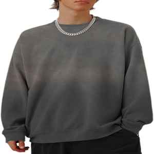 Sweat-shirts à capuche pour hommes en coton 100% uni, vente en gros, tissu polaire confortable, vêtements décontractés, manches longues, respirants, conçus aux États-Unis - Product Image 6