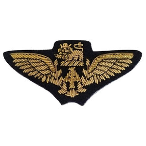 Écussons brodés de haute qualité en forme d'ailes de parachutiste pour chapeaux - Conception et couleur personnalisées, style à coudre - Product Image 1