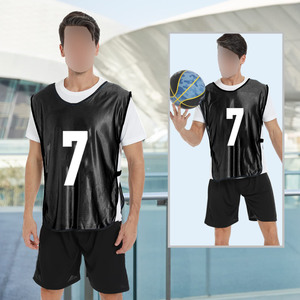 Maillots de football personnalisés les plus vendus, dossards d'entraînement à côtés ouverts avec impression de nom, polyester bon marché pour adultes, taille - Product Image 6