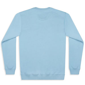 Pull-over oversize pour hommes 100% coton Sweat-shirt uni vierge à col rond imprimé de logo personnalisé pour l'impression numérique d'hiver - Product Image 2