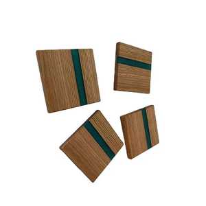 Posavasos de Madera y Resina de Diseño Premium, Estilo Clásico para Uso en el Hogar, Hoteles y Restaurantes, Precio al por Mayor, Hecho a Mano en India - Product Image 1