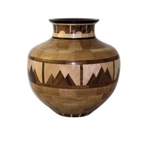 Vase à fleurs en bois de style moderne pour décorations de mariage et de fête de Noël Offre Spéciale vases de mariage multifonctionnels - Product Image 1