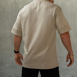 Increíble Camiseta con Letra Gráfica Personalizada, Camiseta de Manga Corta con Relieve 3D Personalizable, Tejido de Punto 100% Algodón para Hombre y Mujer - Product Image 5