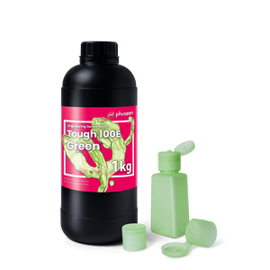 Résine Phrozen Engineering Tough 100E, matériaux d'impression haute durabilité, 1 KG, vert/noir - Product Image 4