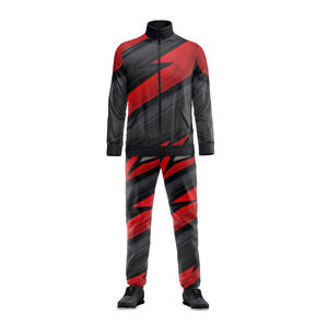 ชุดวอร์มผลิตจากโรงงาน ชุดวอร์มสั่งทำขายส่ง ชุดวอร์มโพลีเอสเตอร์ ชุดออกกำลังกายมีแถบข้าง ชุดวอร์มสำหรับผู้ชาย - Product Image 5