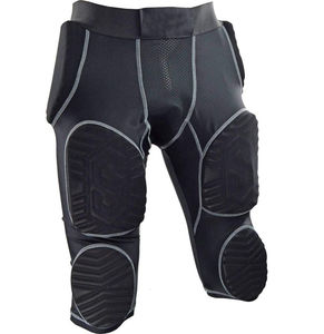 Pantalones de fútbol personalizados EVA Deportes Fútbol Fajas Negro Safe Guard Pantalones cortos de compresión acolchados - Product Image 5