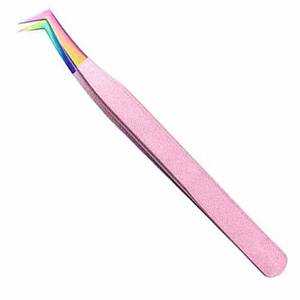 Pinzas para Extensión de Pestañas de Acero Inoxidable Antiestático de Primera Calidad, Duraderas, con Punta Lisa - Product Image 2