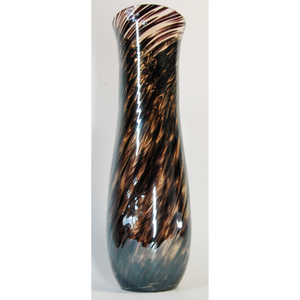 Colección Gotica, florero de cristal italiano, decoración del hogar de alta calidad en estilo de diseño Art Deco de Color de barro negro especial - Product Image 3