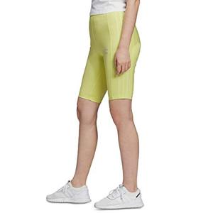 Shorts de cyclisme Adidas pour femmes, shorts de sport, couleur : jaune, 100% authentique - Product Image 1