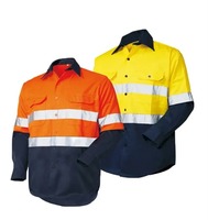 Vestes confortables en polyester de la meilleure qualité, combinaison de travail avec logo en maille haute visibilité, conception de sécurité réfléchissante, protection contre la pluie incluse