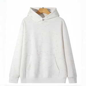 Sudadera con Capucha para Hombre, Bordada, 100% Algodón, Corte Regular, Estilo Urbano, Holgada, Informal, para Otoño e Invierno - Product Image 5