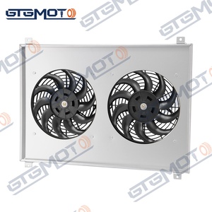Ventilador de cubierta de radiador de aluminio GTGMOTO para <span class=keywords><strong>Ford</strong></span> F100 F150 F250 F350 <span class=keywords><strong>Bronco</strong></span> 1980-1984 CC561 MC561 EC561 CU561 DPI561 AE561 - Product Image 2