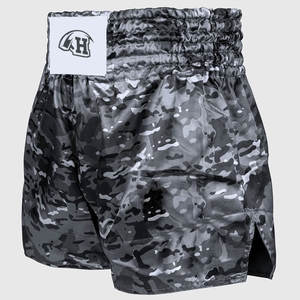 Loose Fit Elastic Waist 100% Cotton Solid Men Muay Thai <b>Shorts</b> Customized Plus Size <b>Quick</b> <b>Dry</b> Comfortable for Adult - Product Image 2