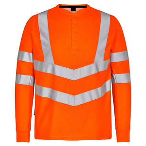 Camisa de Trabajo de Alta Visibilidad Reflectante 100% Algodón con Logotipo Personalizado, Secado Rápido, Manga Larga, Transpirable, Formal, de Seguridad - Product Image 3