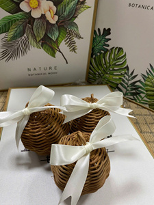 Navidad de ratán artesanal ecológica para decorar el hogar y el café Precio competitivo Adorno de ratán - Product Image 6