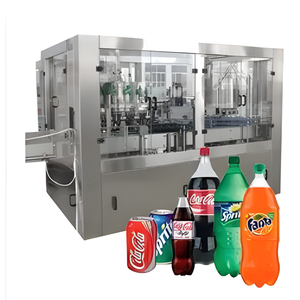 Ligne de remplissage automatique d'eau minérale en bouteille PET 120BPM, machine de remplissage d'eau en bouteille entièrement automatique en acier inoxydable 120BPM - Product Image 2