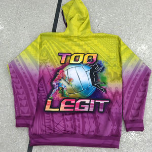 2024 Men's New Style Sublimated Samoa Club Hoodie Polyester Pullover Winter Sweatshirt Customized Design Puff 6XL Fleece - Product Image 2