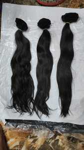 Extensiones de Cabello Humano Indio Crudo Ondulado Virgen con Cutícula Alineada Paquetes Liso Onda Profunda Rizado Profundo - Product Image 4