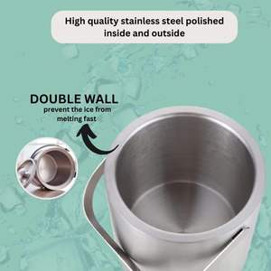 Distributeur en vrac offrant des seaux à glace à bière en acier inoxydable isolés à double paroi de haute qualité pour hôtels à bas prix - Product Image 4