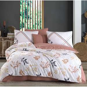 Ensemble de housse de couette Belen Brown Hobby Double Ranforce, élégant et stylé, accessoire de chambre à coucher - Product Image 2