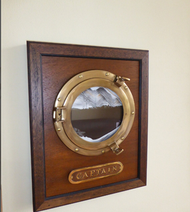 Décoration Murale Nautique en Laiton Antique Faite à la Main, Style Fenêtre de Bateau - Article de Haute Qualité, Très Vendu - Product Image 2