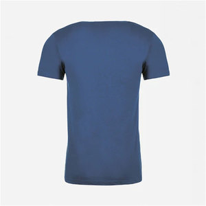 Camiseta Deportiva Ajustada para Hombre - Level 3600 Azul Marino Unisex de Algodón/Fibra de Bambú Transpirable y Ecológica - Product Image 6