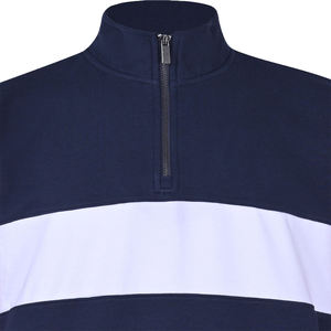 Men's Half Zipper Sweatshirt Custom Streetwear Fashion Knitted Plus Size <b>Hoodie</b> Heavyweight Oversized Blank Unisex Pullover - Product Image 5