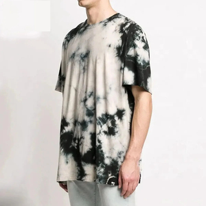 100% Cotton Acid Wash Solid <b>Men's</b> Casual Short Sleeve <b>T</b>-<b>Shirts</b> ODM OEM Custom O-Neck Collar High Quality Eco-Friendly - Product Image 5