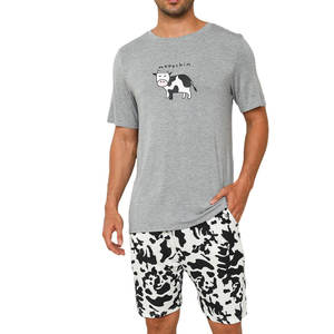 Conjunto corto de algodón personalizado de buena calidad OEM para hombre, conjunto doble para gimnasio, camisetas de algodón para hombre al por mayor con pantalones cortos transpirables a juego - Product Image 5