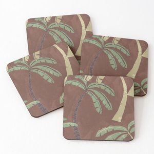 Sous-verres faits à la main imprimés en émail pour boissons Sous-verres imprimés de mariage Personnalisables avec forme pour maison hôtel et restaurant - Product Image 1