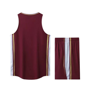 Uniforme de basket-ball personnalisé du fabricant Ensemble uni unisexe Design unique de haute qualité Prix d'usine Imprimé sur mesure Dernière mode - Product Image 2