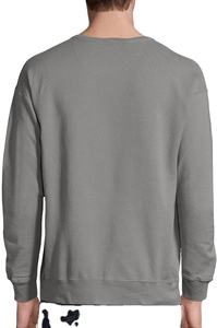 Sudadera extragrande de rizo de algodón de lujo para hombre, jersey de cuello redondo con hombros caídos, ropa de calle de moda de manga larga Lisa personalizada - Product Image 6