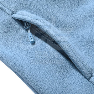 Customized High Quality <b>Fleece</b> Zipper <b>Jacket</b> Men's Finished OEM Service Breathable Eco-Friendly Hooded Casual Winter Design - Product Image 5