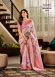Beautiful Premium Quality Handloom Silk Saree Wholesale Factory Exporter And <b>Supply</b> From Surat At Lowest Rate - Product Image 4