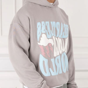 Sweat-shirt boxy de créateur Quick Show Streetwear DTG 450 GSM, personnalisé, uni, décontracté, impression sérigraphique, impression DTF, impression en relief, pour hommes - Product Image 6