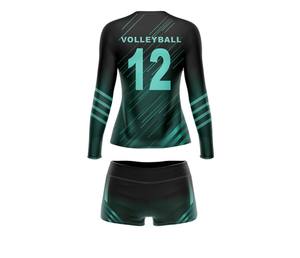 Dernier modèle de maillots d'uniformes de volley-ball pour femmes uniformes de volley-ball pour filles bon marché vente en gros de maillots de volley-ball - Product Image 4