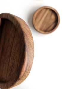 Dessous de verre en bois naturel de bambou écologique personnalisé - Product Image 6