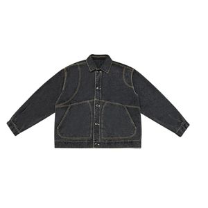 แจ็กเก็ตยีนส์ระบายอากาศได้ดีของผู้ชายและเสื้อโค้ทลำลองแฟชั่นสำหรับฤดูหนาว - Product Image 1