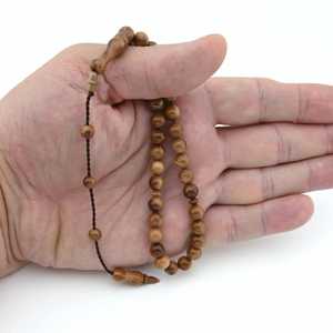 Nuevo diseño, gran oferta, rosarios islámicos, cuentas de oración, accesorios musulmanes, marrón oscuro - Product Image 4
