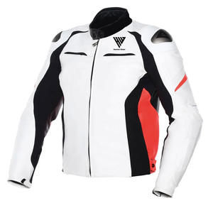 Chaqueta de Motociclista de Cuero Personalizada para Hombre, Diseño Moderno, Chaqueta de Carreras para Moto, Gran Venta - Product Image 1