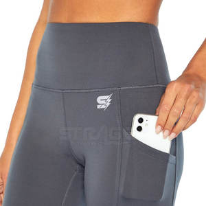 Pantalones Cortos de Ciclismo Ecológicos, Ligeros, Transpirables y de Tacto Suave, Corte Regular, Cintura Media, Secado Rápido para Fitness, Yoga y Running - Product Image 5