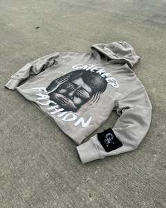 Sudaderas con capucha para hombre más vendidas con nuevo diseño, ajuste de gran tamaño, cremallera completa, hecho en Pakistán, MOQ bajo, serigrafía al por mayor - Product Image 3