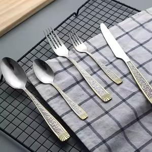 Juego de Cubiertos con Mango Curvo Único para una Cena Elegante, Vajilla Moderna para el Hogar, Uso Elegante en la Cocina y el Comedor - Product Image 4