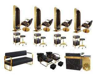 Muebles Modernos para Salón de Barbería, Juego Completo en Madera, para Centros Comerciales, Hoteles, Gimnasios y Apartamentos - Product Image 4