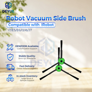 Brosse latérale de rechange pour robot aspirateur, compatible avec <span class=keywords><strong>iRobot</strong></span> i7/E5/E6/I3/I6/J7, nettoyage puissant et durable, fournie par l'usine - Product Image 2