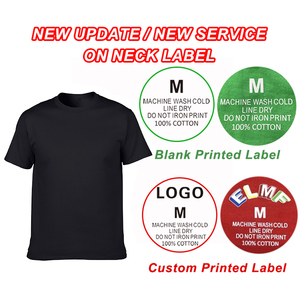Men's High Quality 100% Cotton <b>T</b>-<b>Shirts</b> Custom Logo Printed Solid Design in White Black-Welcome for Wholesale Customizations! - Product Image 2
